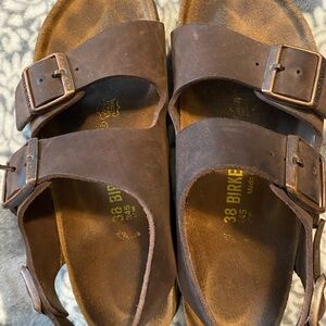 Brown Leather Sandals
